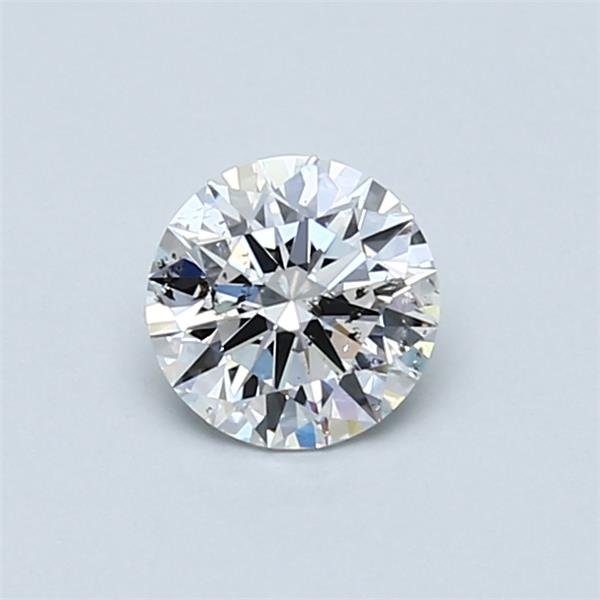 0.59ct E SI2 Rare Carat Ideal Cut Round Diamond