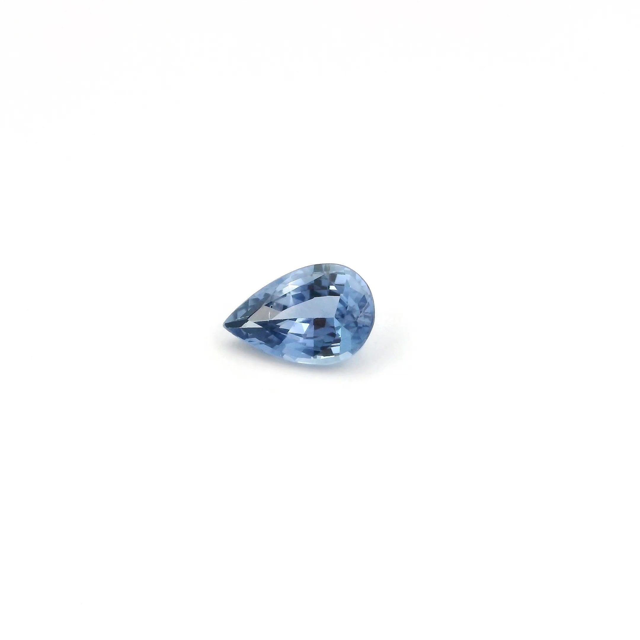 0.48 Carat Blue Pear Sapphire