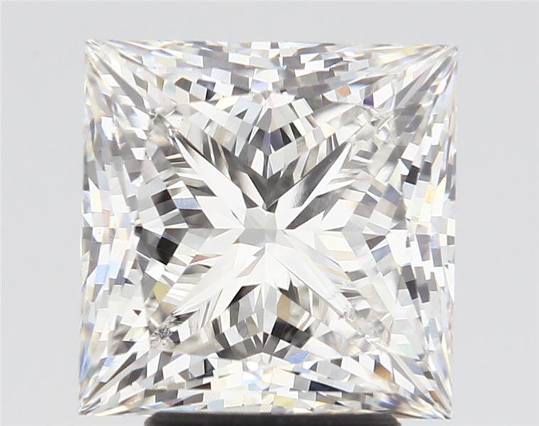 4.07ct H VS2 Rare Carat Ideal Cut Princess Lab Grown Diamond