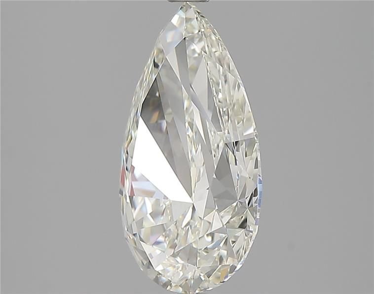 3.71ct K VVS1 Rare Carat Ideal Cut Pear Diamond