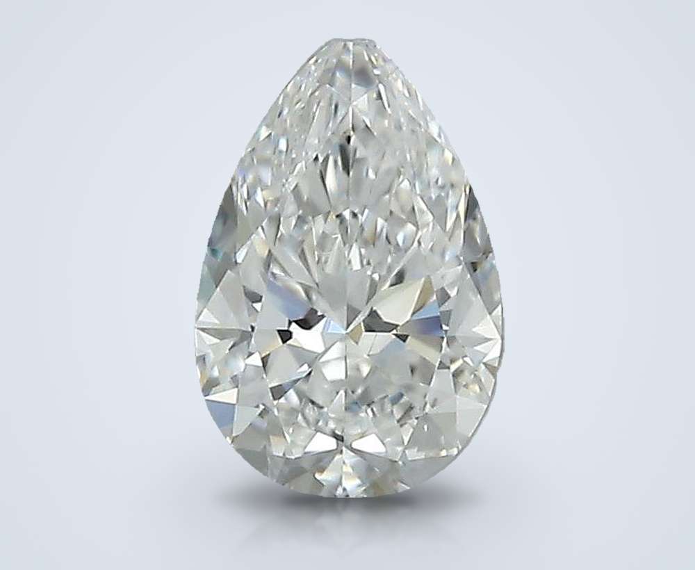 0.41 Carat Pear Natural Diamond