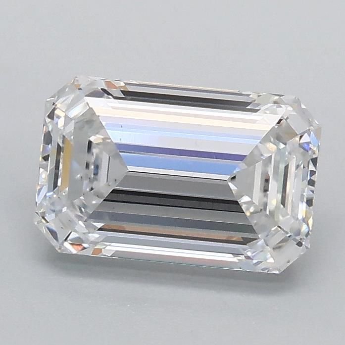 1.09ct D VS1 Rare Carat Ideal Cut Emerald Lab Grown Diamond