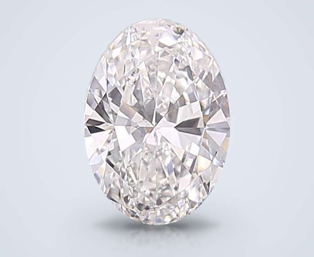 1.00 Carat Oval Lab Diamond