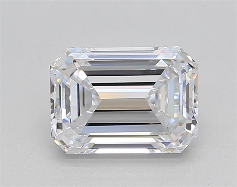 1.48ct D VVS2 Rare Carat Ideal Cut Emerald Lab Grown Diamond