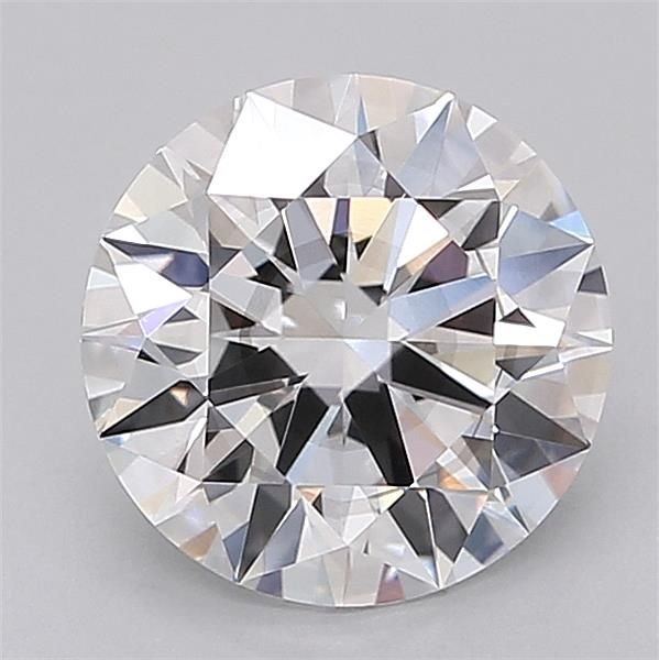 2.52ct F SI1 Rare Carat Ideal Cut Round Lab Grown Diamond