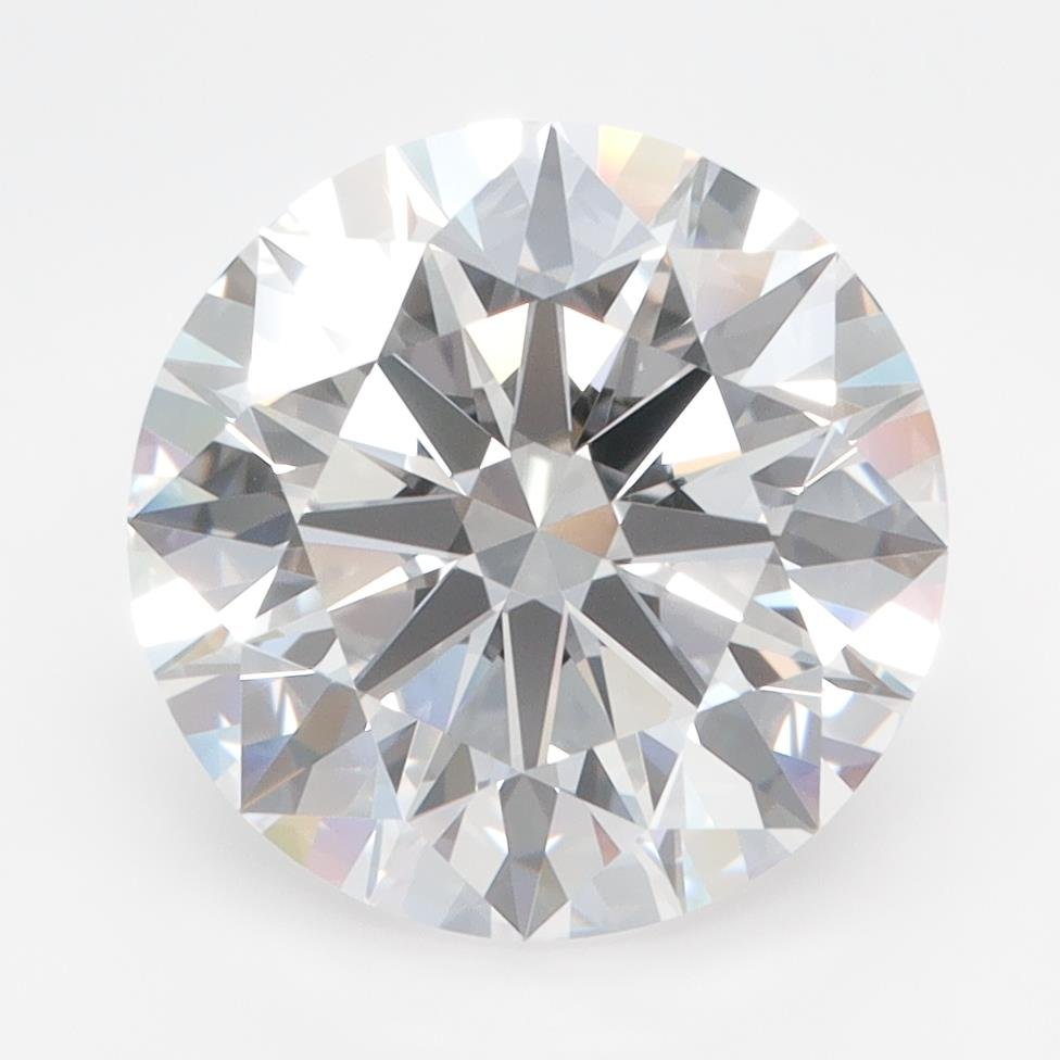 4.26ct D IF Rare Carat Ideal Cut Round Lab Grown Diamond