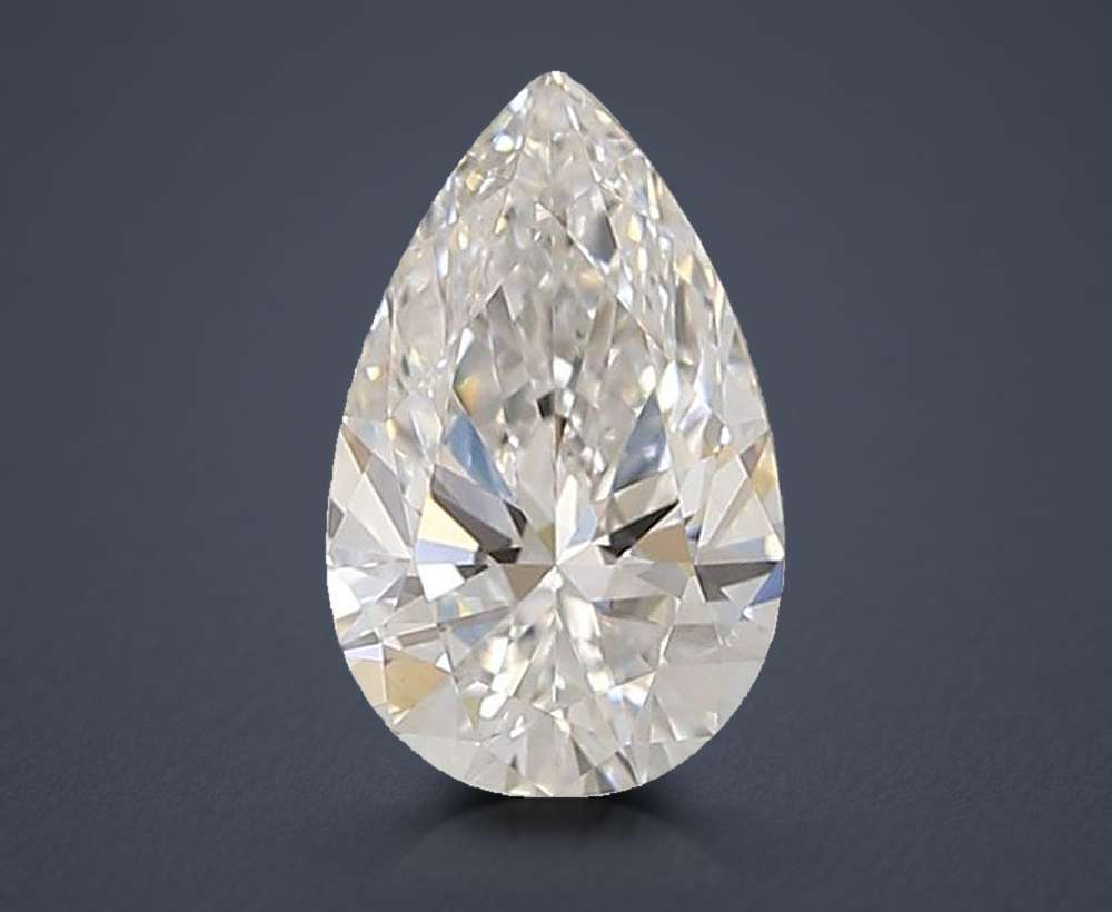 1.42 Carat Pear Lab Diamond