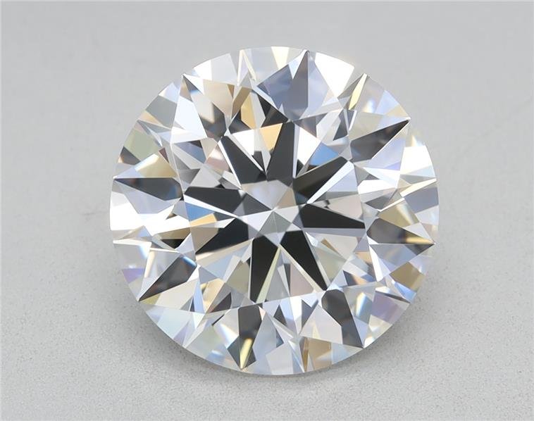 3.19ct E VVS1 Rare Carat Ideal Cut Round Lab Grown Diamond