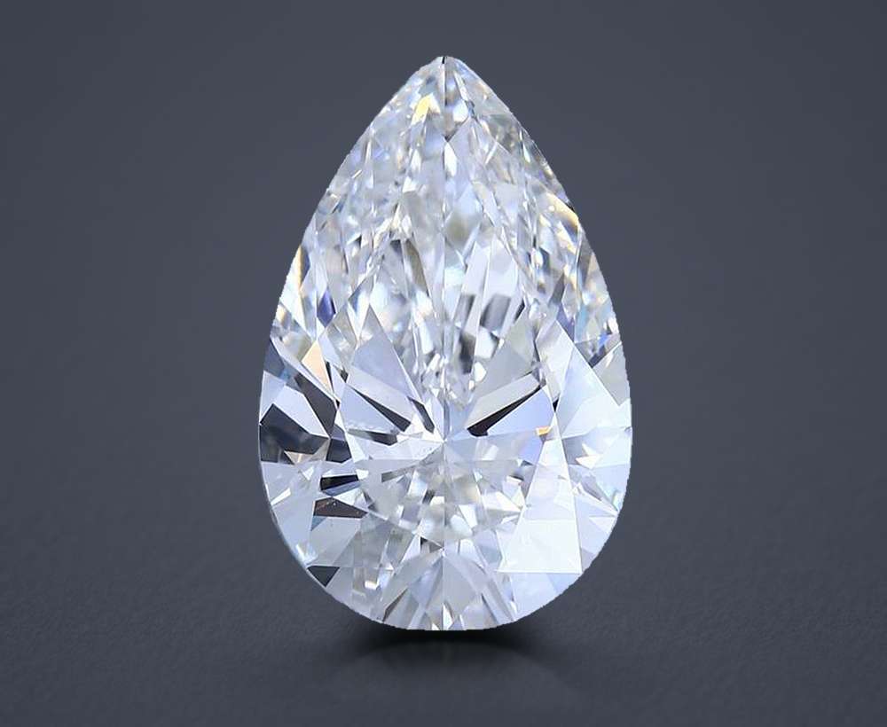 9.34 Carat Pear Lab Diamond