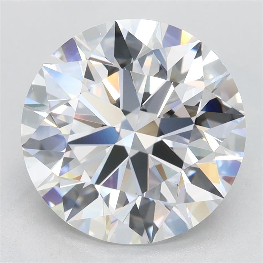 3.42ct D VVS1 Rare Carat Ideal Cut Round Lab Grown Diamond