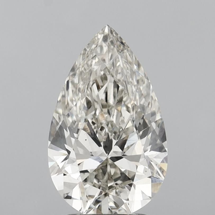 3.04ct I VS2 Rare Carat Ideal Cut Pear Lab Grown Diamond