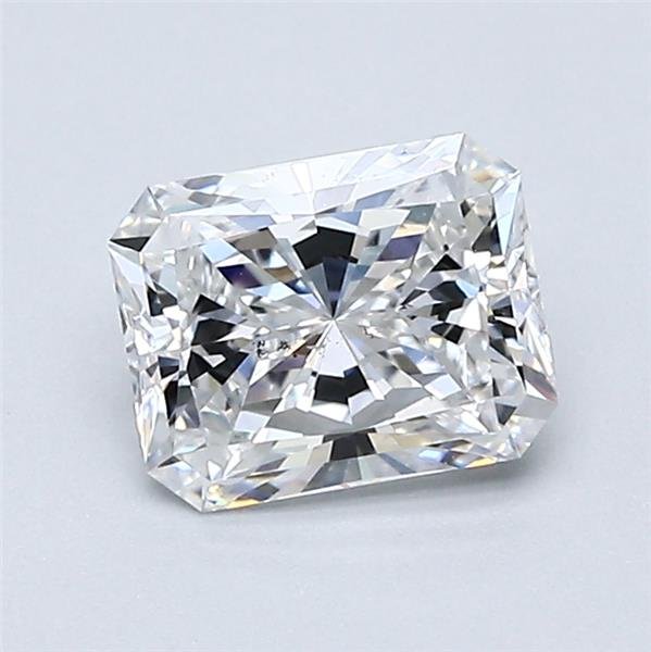 0.90ct E SI1 Rare Carat Ideal Cut Radiant Diamond