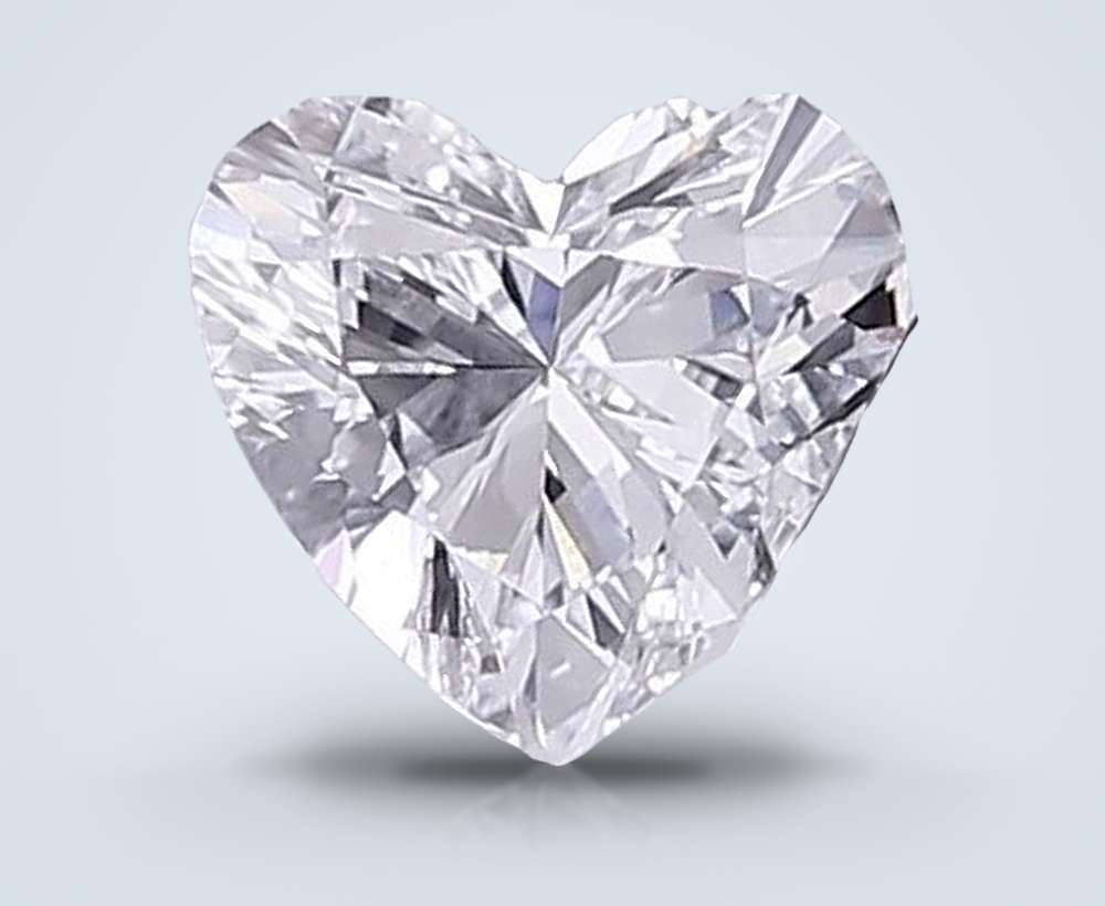 1.00 Carat Heart Lab Diamond
