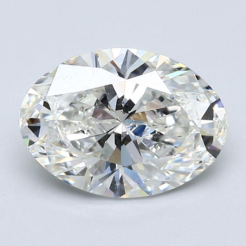 2.03ct H SI2 Rare Carat Ideal Cut Oval Diamond