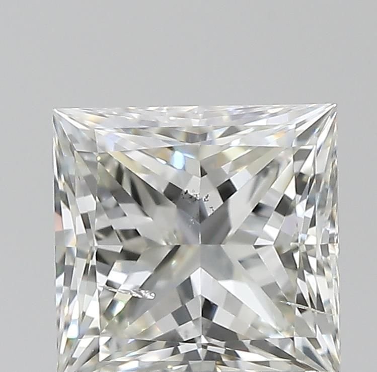 0.97ct J SI2 Rare Carat Ideal Cut Princess Diamond