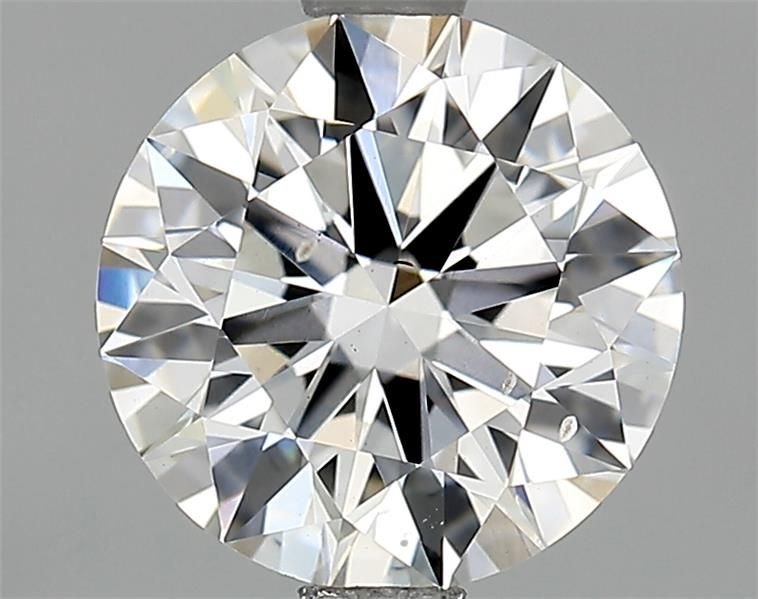 1.68ct F SI1 Rare Carat Ideal Cut Round Lab Grown Diamond