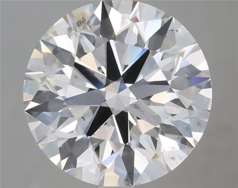 5.01ct F SI1 Rare Carat Ideal Cut Round Lab Grown Diamond