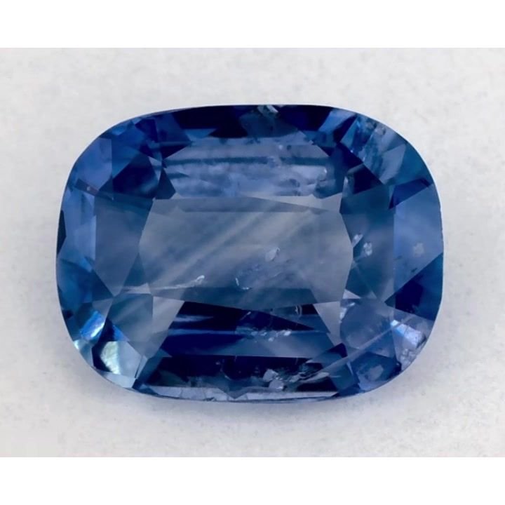 0.96 Carat Blue Cushion Sapphire