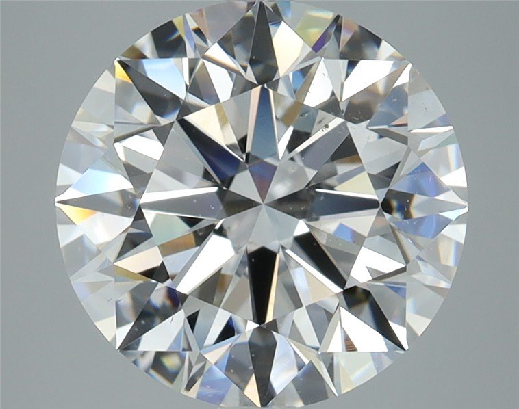 4.02ct E SI1 Rare Carat Ideal Cut Round Diamond