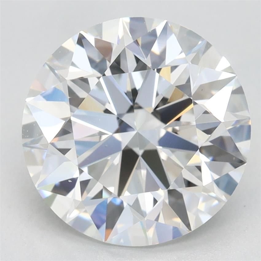 3.09ct D VVS1 Rare Carat Ideal Cut Round Lab Grown Diamond