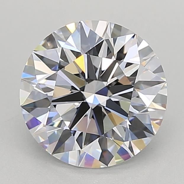 3.06ct E IF Rare Carat Ideal Cut Round Lab Grown Diamond