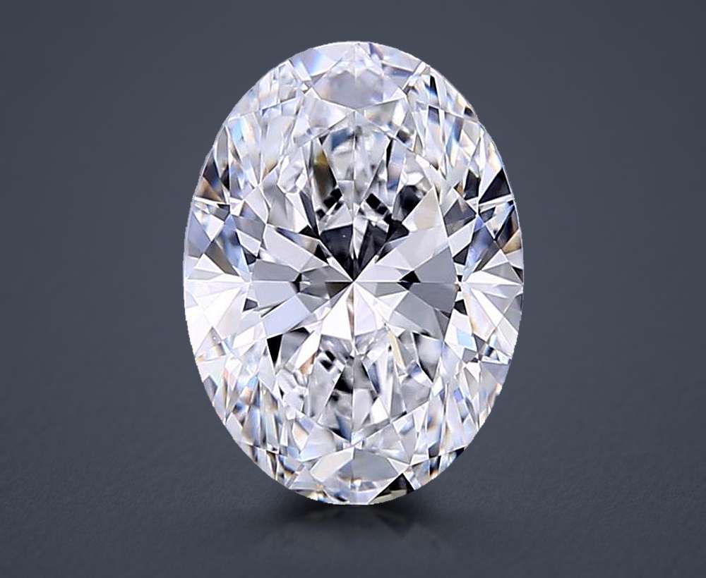3.60 Carat Oval Lab Diamond