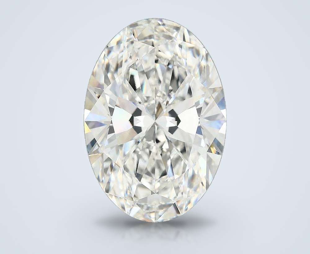 12.34 Carat Oval Lab Diamond