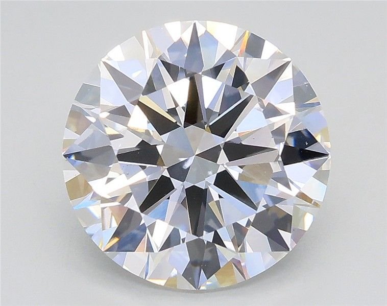 3.04ct D VS1 Rare Carat Ideal Cut Round Lab Grown Diamond