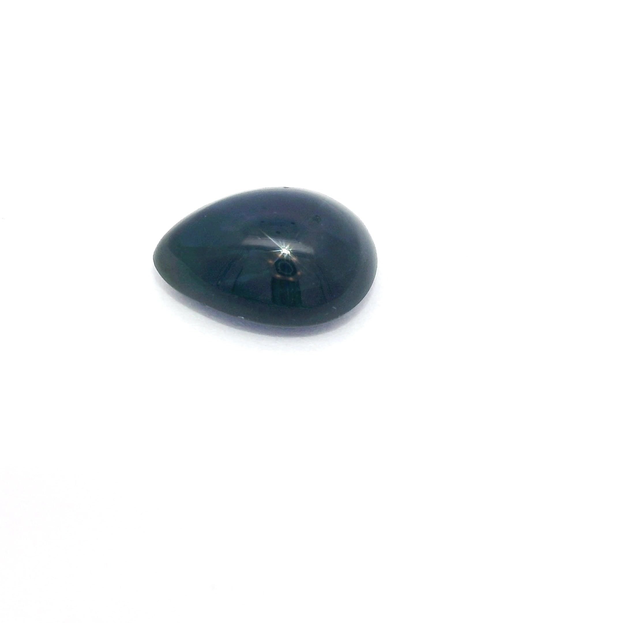 3.39 Carat Deep Blue Pear Sapphire