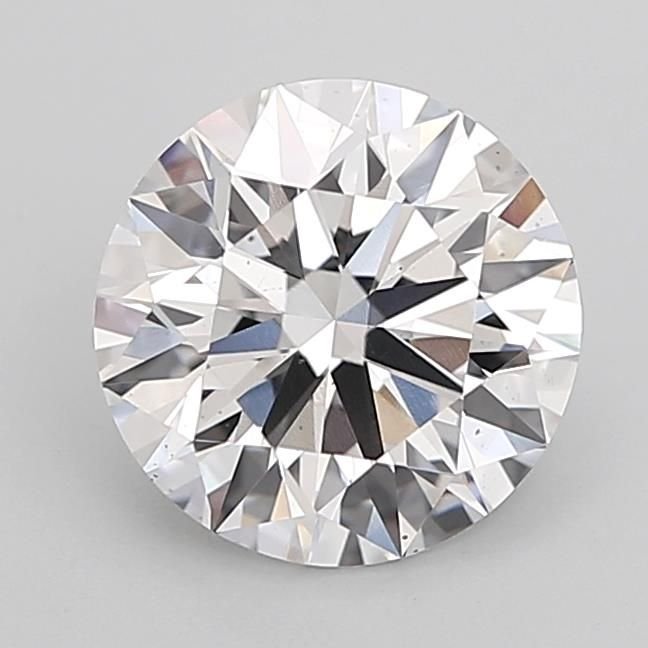 2.54ct E VS2 Rare Carat Ideal Cut Round Lab Grown Diamond