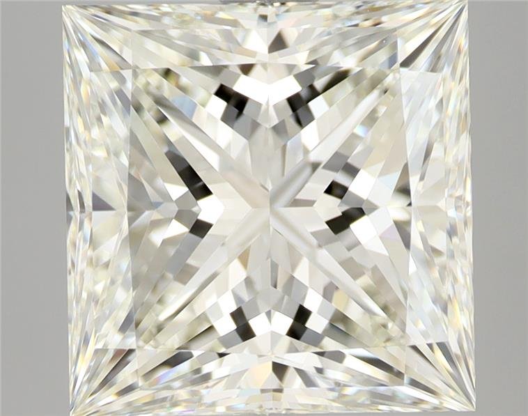 5.06ct J VVS2 Rare Carat Ideal Cut Princess Diamond