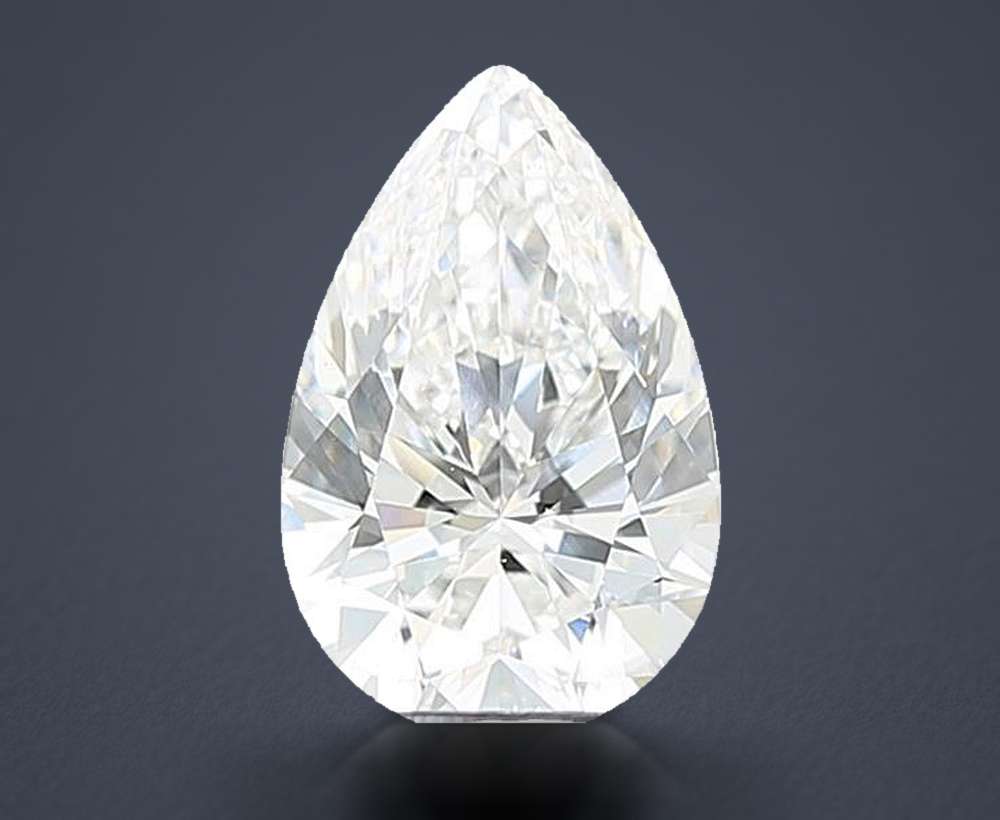 1.65 Carat Pear Lab Diamond
