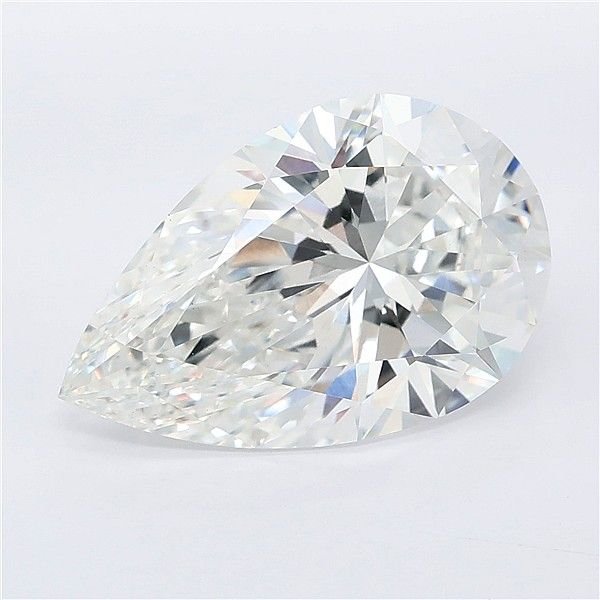 6.00ct F VS1 Rare Carat Ideal Cut Pear Lab Grown Diamond
