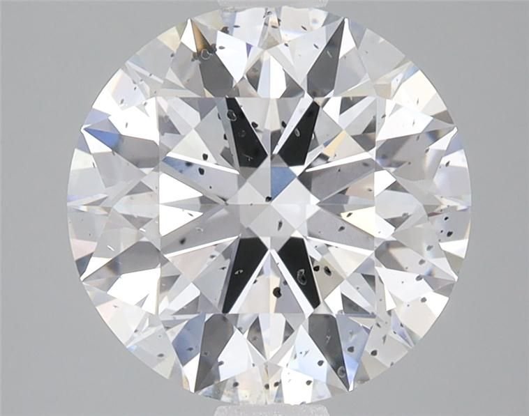 3.41ct E SI2 Rare Carat Ideal Cut Round Lab Grown Diamond