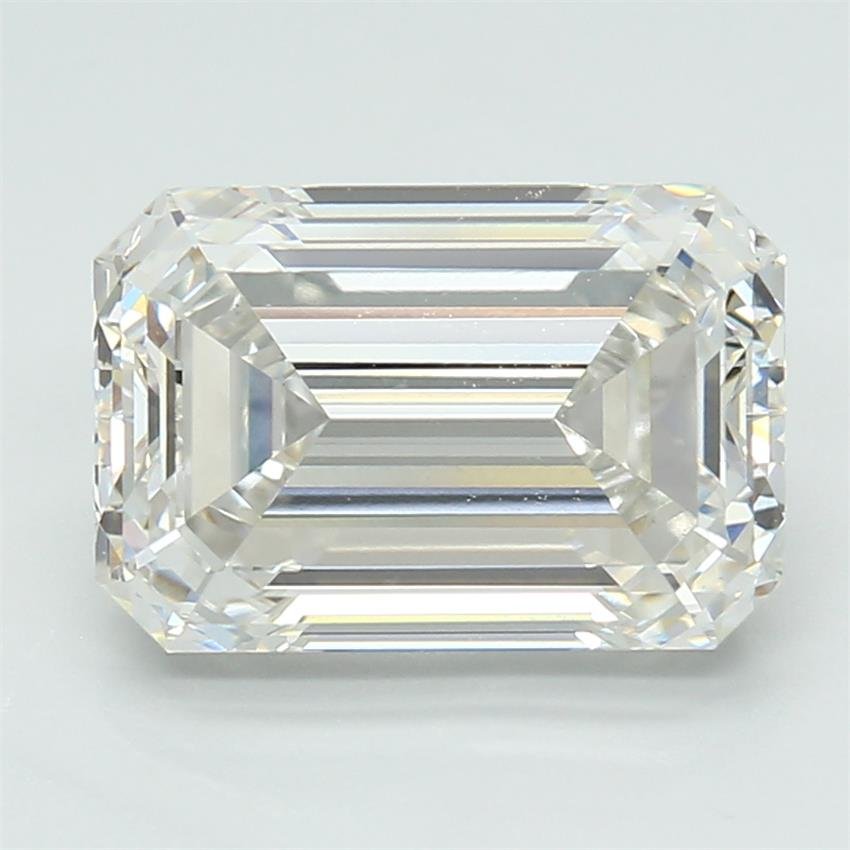 3.85ct G VVS2 Excellent Cut Emerald Lab Grown Diamond