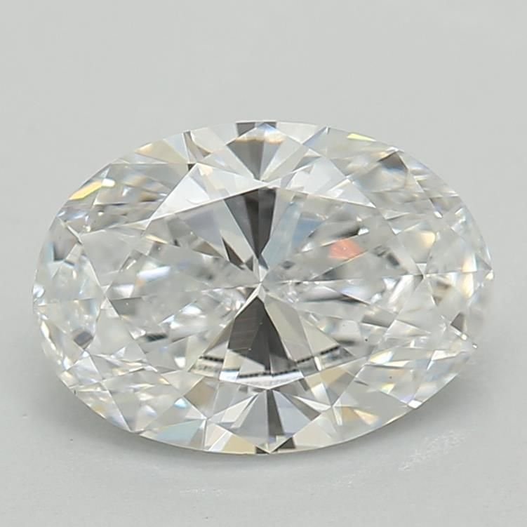 0.71ct D VS1 Rare Carat Ideal Cut Oval Lab Grown Diamond