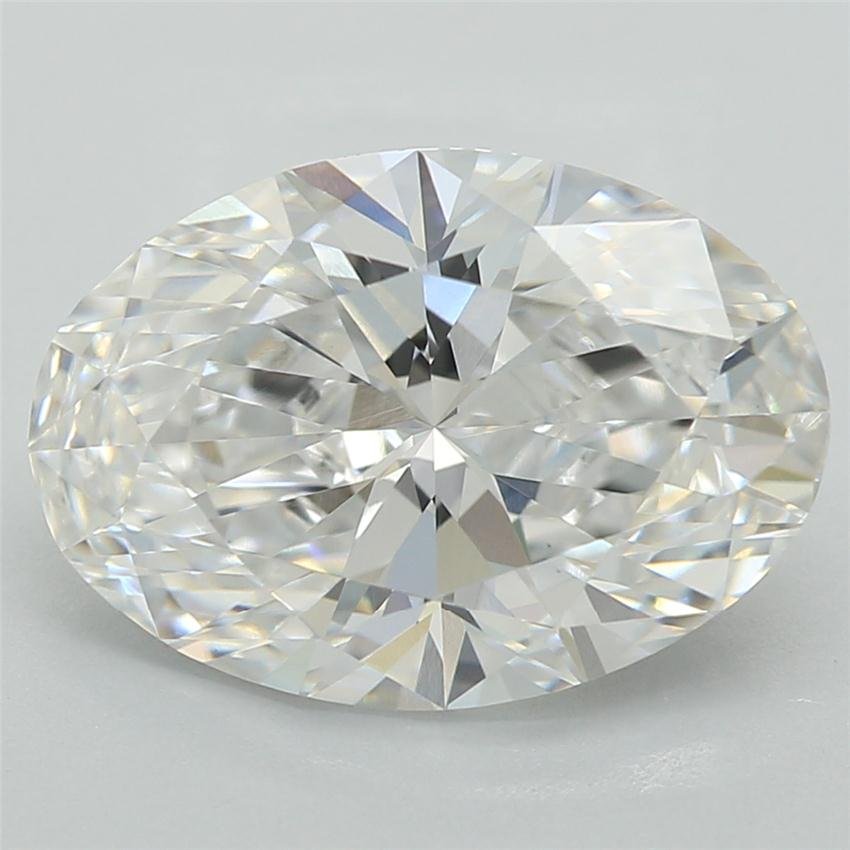 2.09ct E VS2 Rare Carat Ideal Cut Oval Lab Grown Diamond