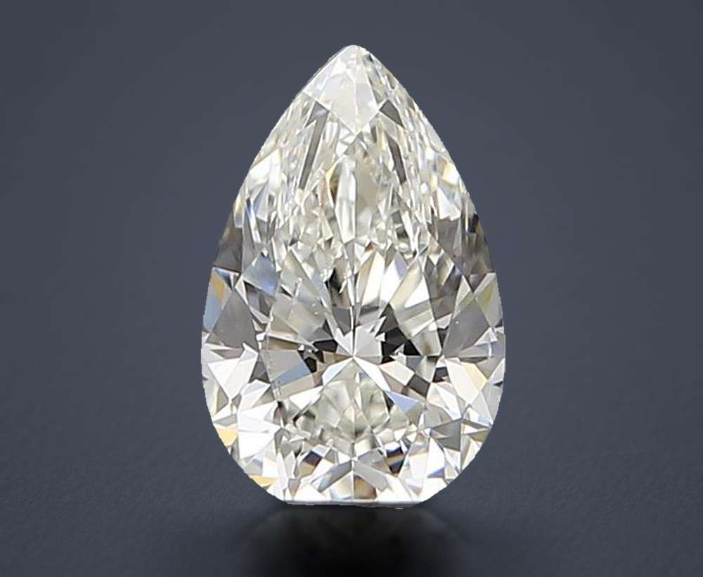 0.50 Carat Pear Natural Diamond