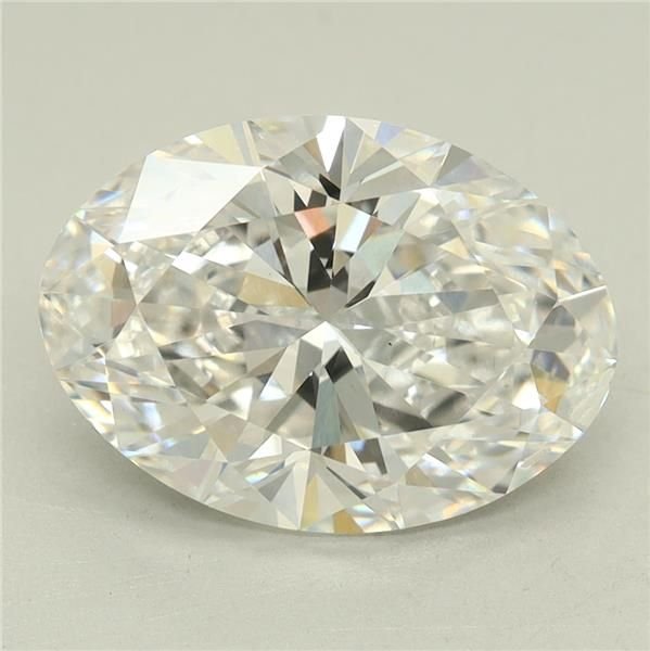 3.03ct D VS1 Rare Carat Ideal Cut Oval Lab Grown Diamond