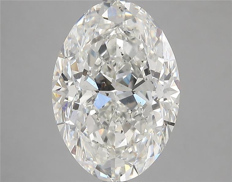 5.02ct I SI2 Rare Carat Ideal Cut Oval Diamond