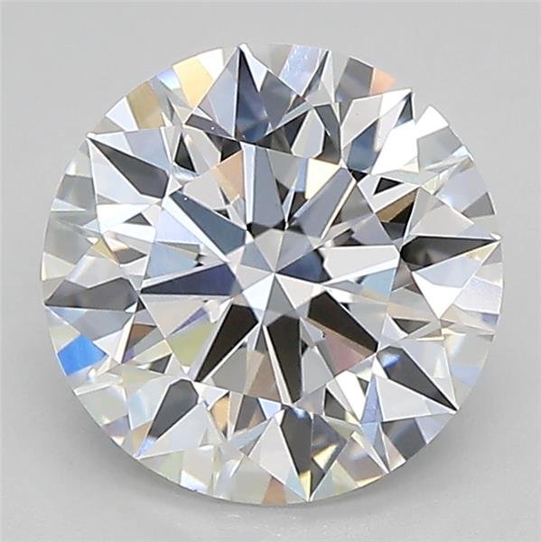 2.18ct D VVS2 Rare Carat Ideal Cut Round Lab Grown Diamond