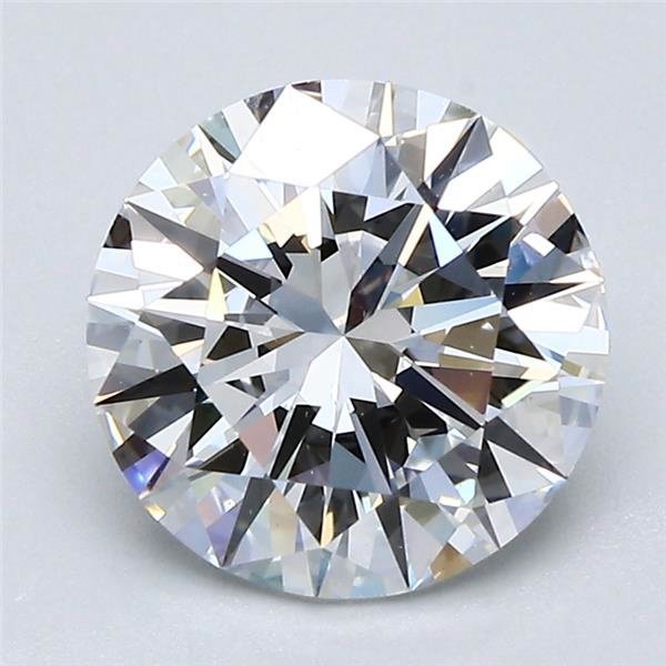 2.37ct E SI1 Rare Carat Ideal Cut Round Diamond