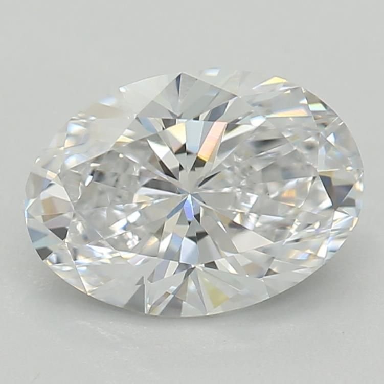 0.78ct D VVS2 Very Good Cut Oval Lab Grown Diamond