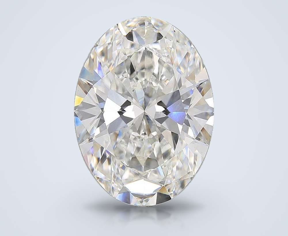 9.58 Carat Oval Lab Diamond
