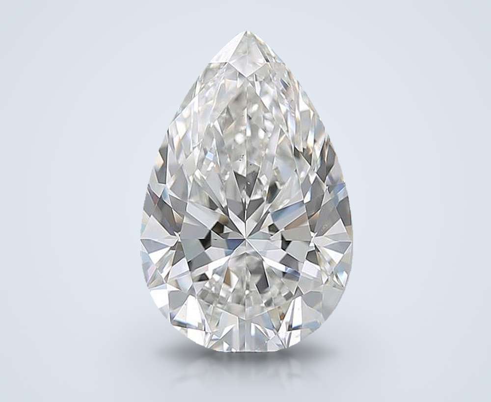 2.53 Carat Pear Natural Diamond