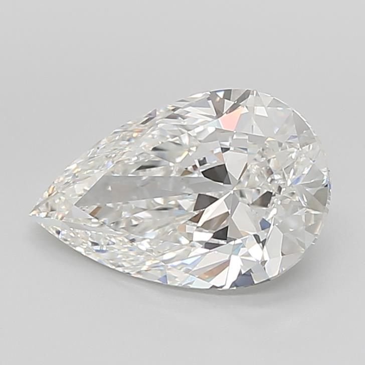 5.02ct G VS1 Rare Carat Ideal Cut Pear Lab Grown Diamond