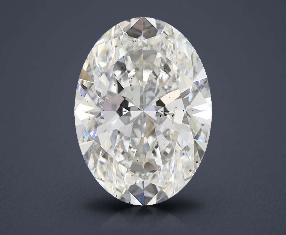 3.78 Carat Oval Lab Diamond