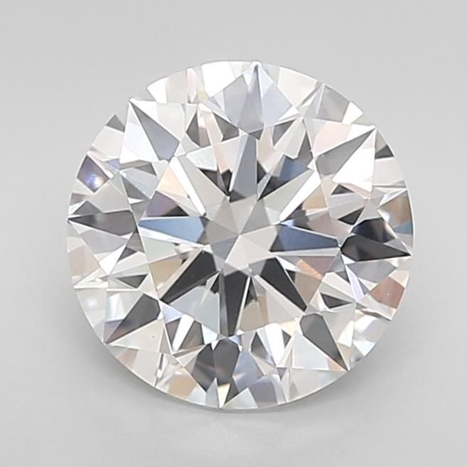 3.05ct E VVS2 Rare Carat Ideal Cut Round Lab Grown Diamond