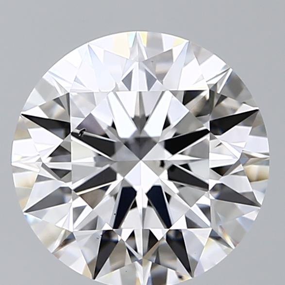 3.06ct D VS2 Rare Carat Ideal Cut Round Lab Grown Diamond