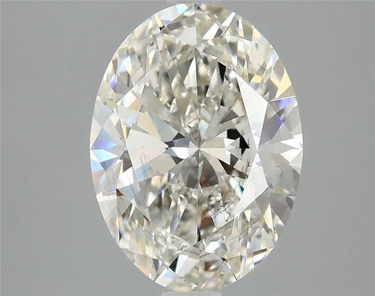 2.72ct H SI1 Rare Carat Ideal Cut Oval Lab Grown Diamond